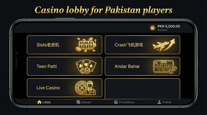Lobby view of halalspin for Pakistan users - 4